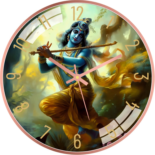 Krishna Wall Clock