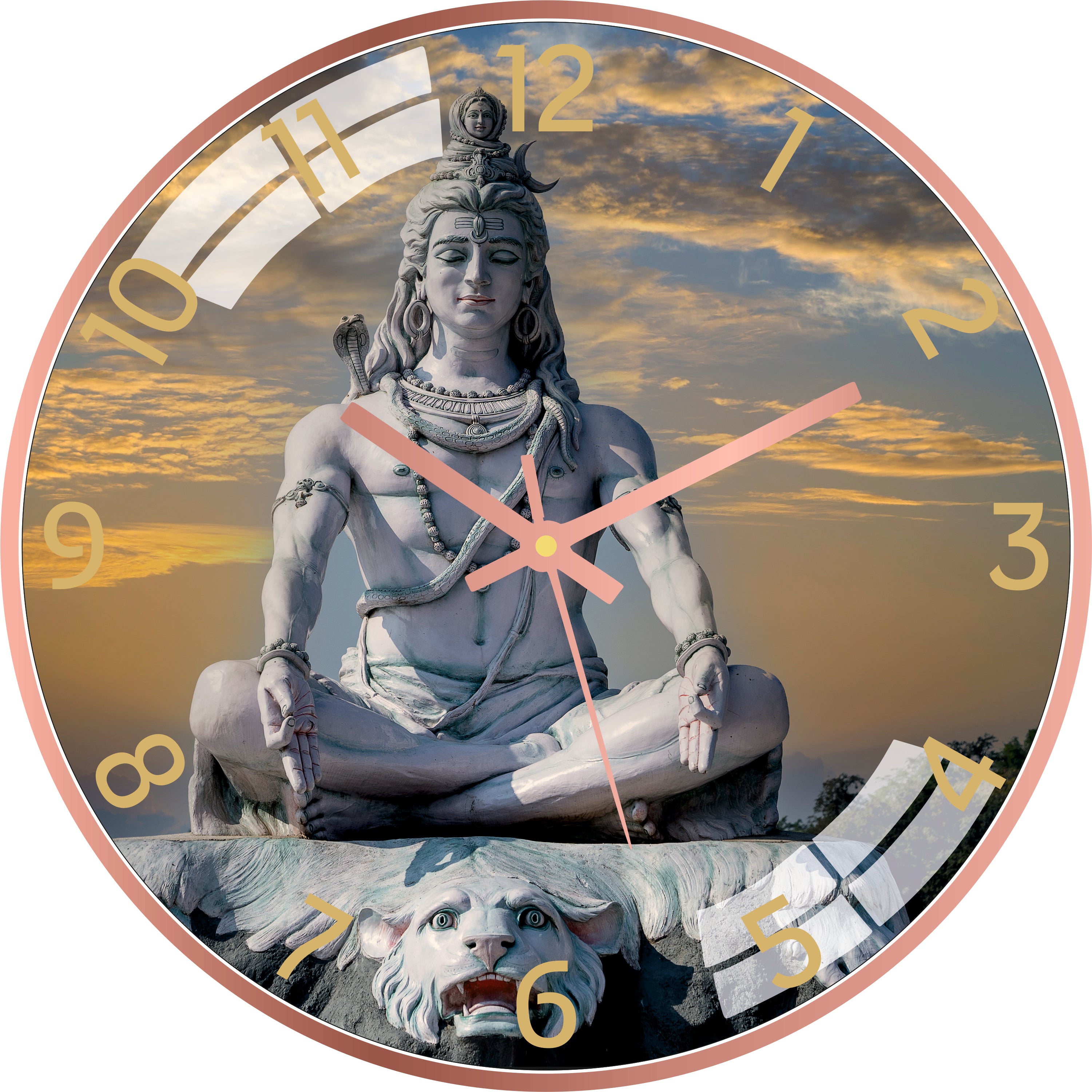 Meditation Shivaji Wall Clock