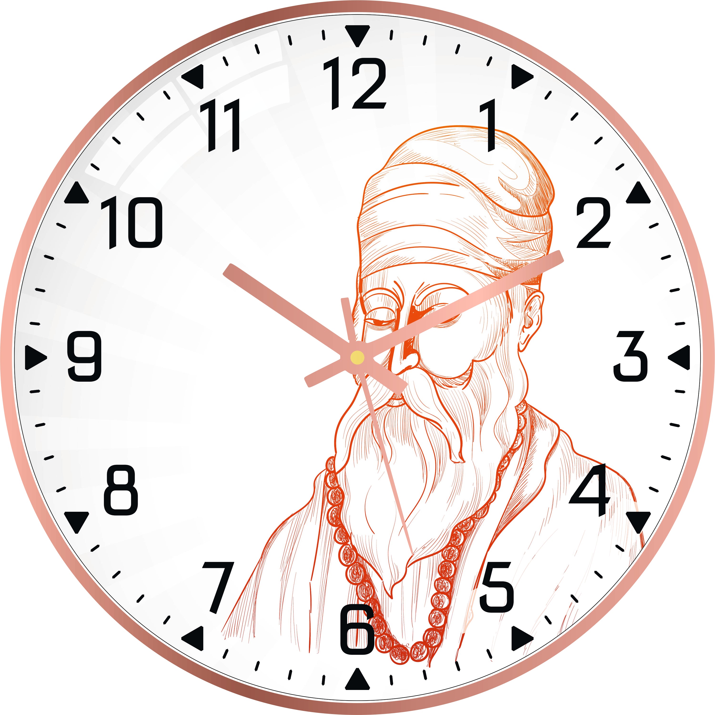 Guru Nanak Wall Clock