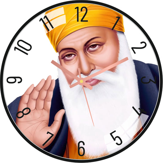 Sikhism Guru Nanak Wall Clock
