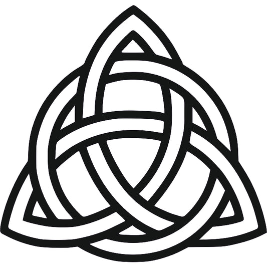 Celtic Knot Shape Wooden Clip Art