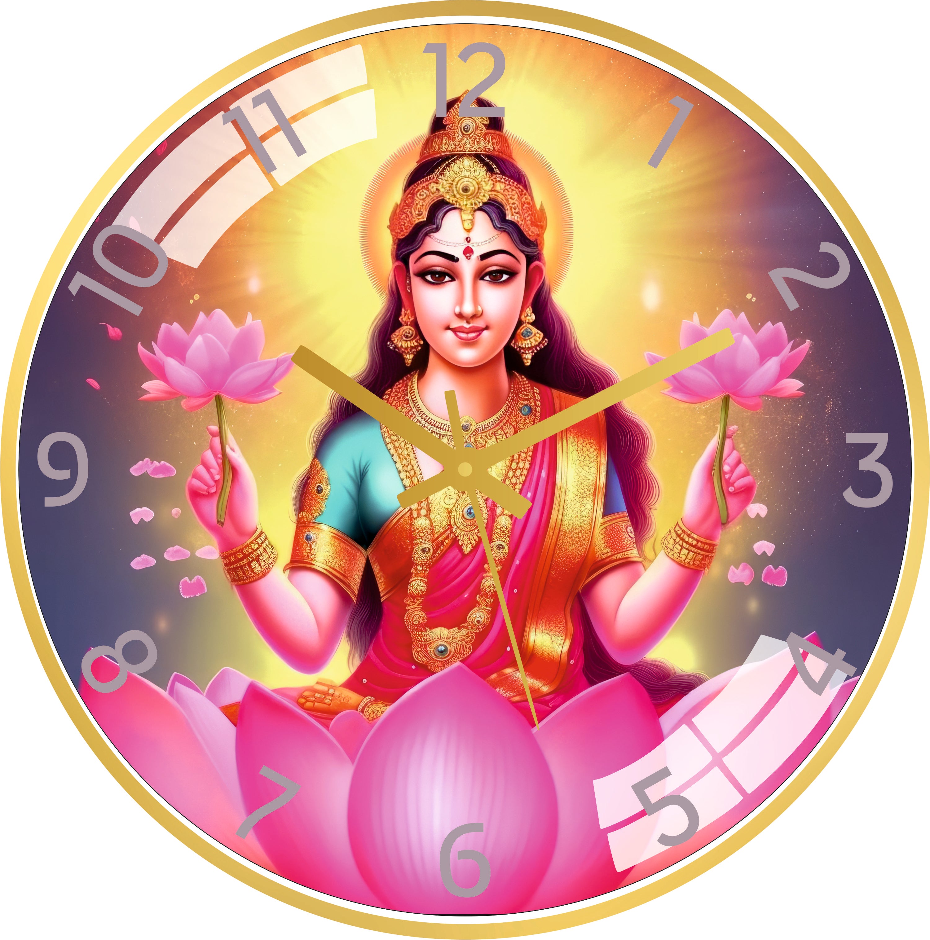 Maha Lakshmi Maa Wall Clock