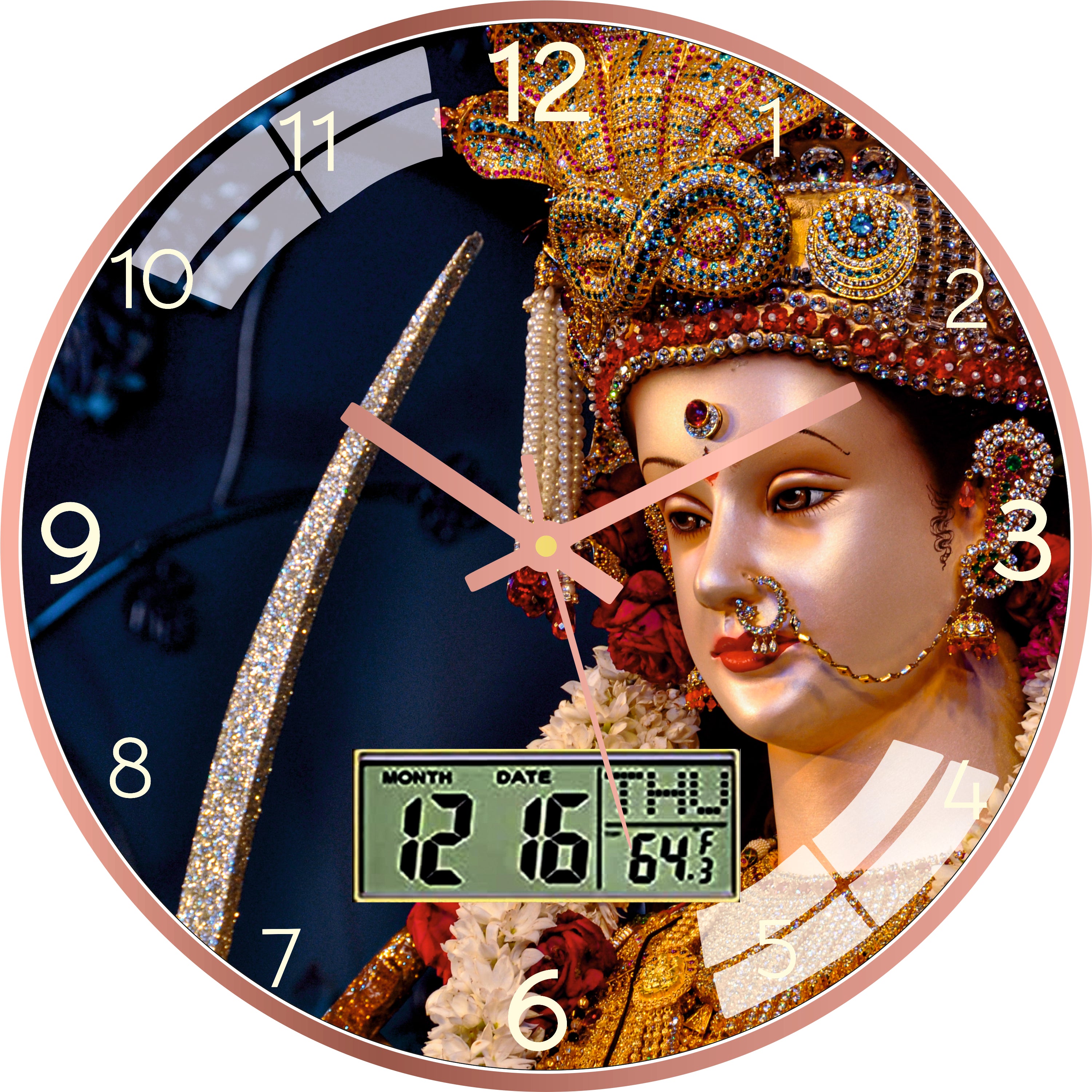 Durga Devi Wall Clock