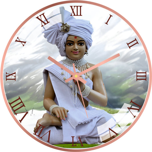 Ghanshyam Maharaj Wall Clock