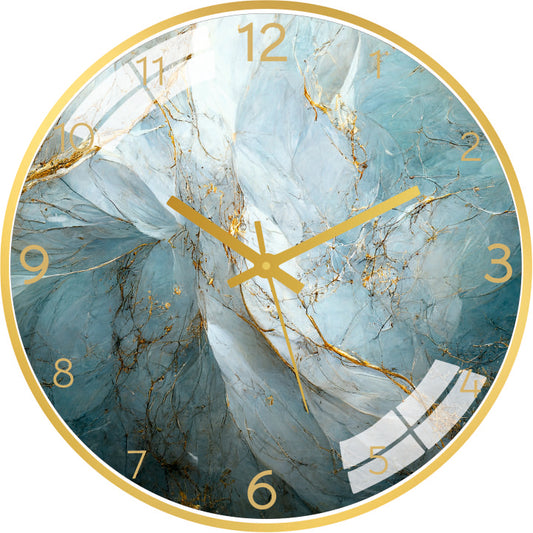 Acrylic Marble Stone Wall Clock