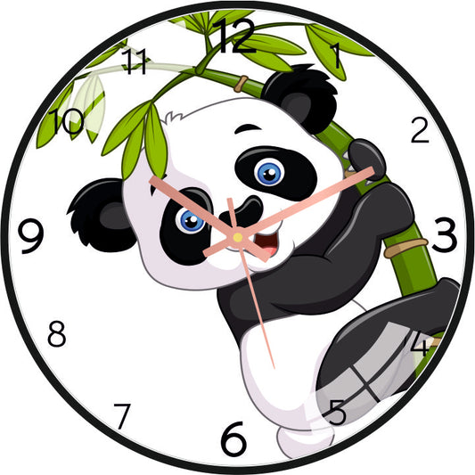 Baby Panda Wall Clock