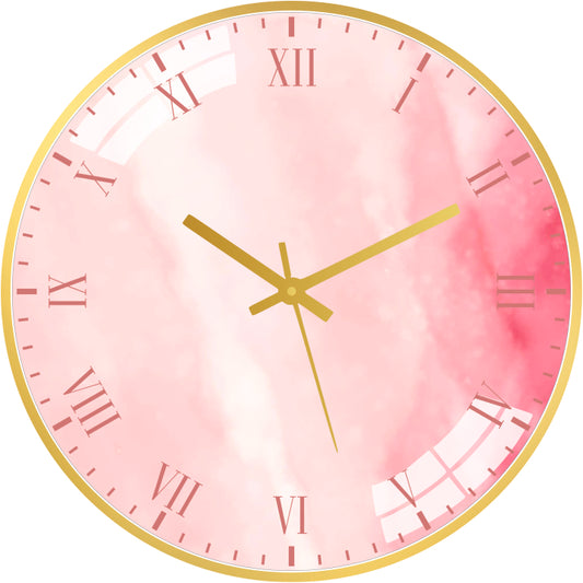 Pink Gradient Wall Clock