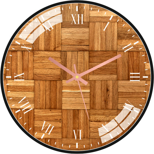 Light Wooden Wall Clock