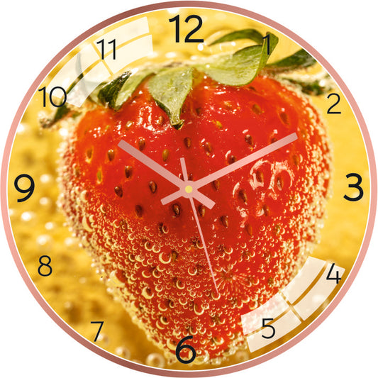 Strawberry Fruit Wall Clock