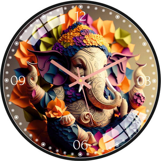 Craft Ganeshji Wall Clock