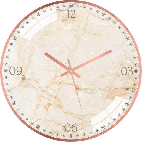 Spatter Marble Stone Wall Clock