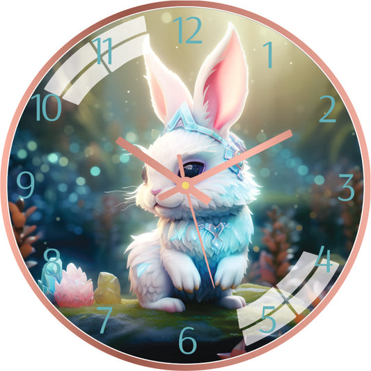 Beautiful Rabbit Wall Clock