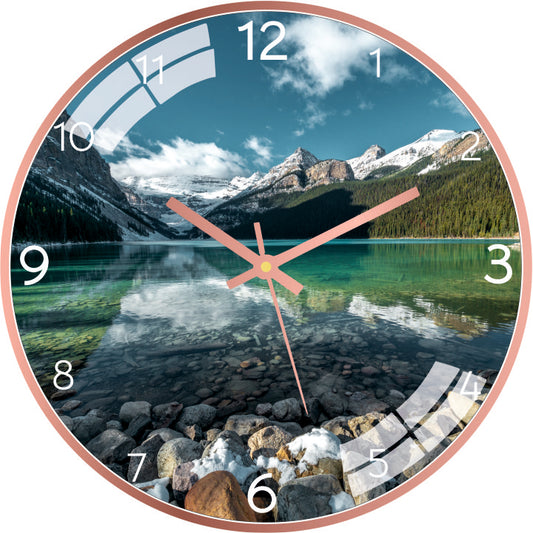 Water Flow Nature Wall Clock