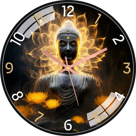 Lord Buddha Wall Clock