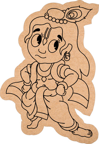 Baby Krishna Pre Marked Creative Cut out