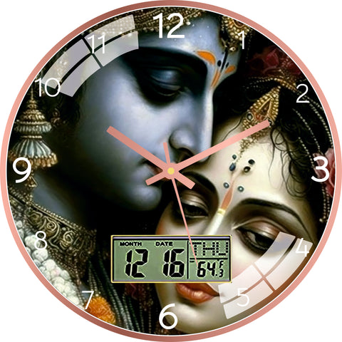 Shree Radhakrishna Wall Clock