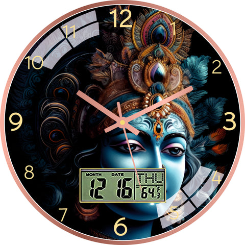 Lord Krishna Wall Clock