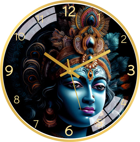 Lord Krishna Wall Clock