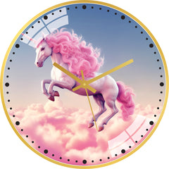 Unicorn on Cloud Wall Clock