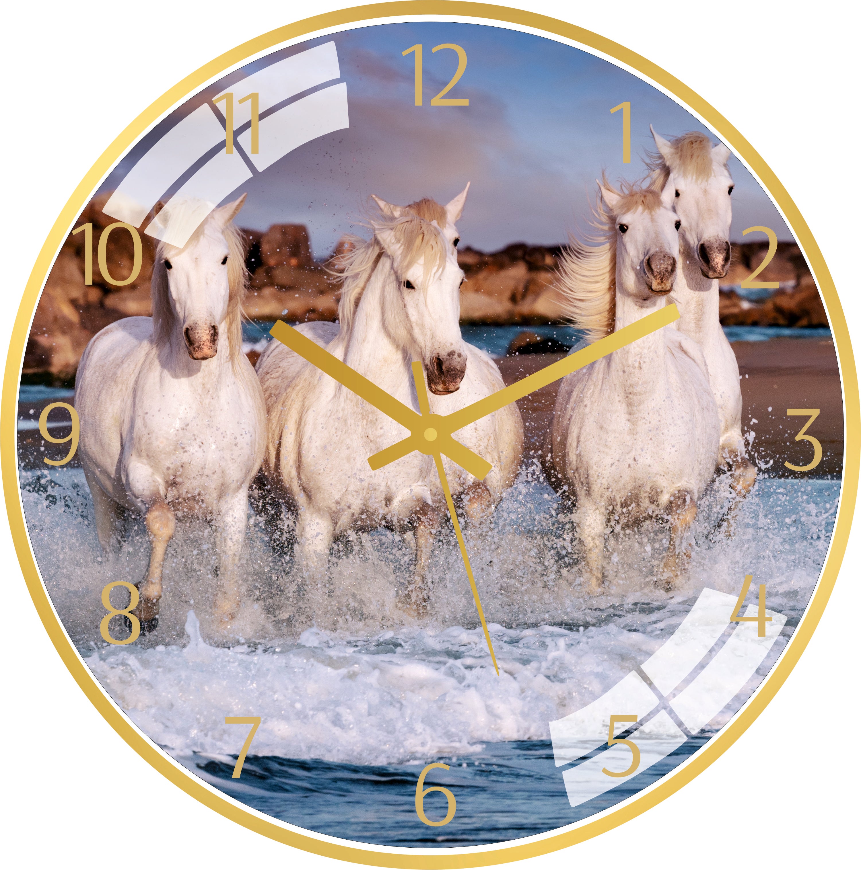 White Horse Wall Clock