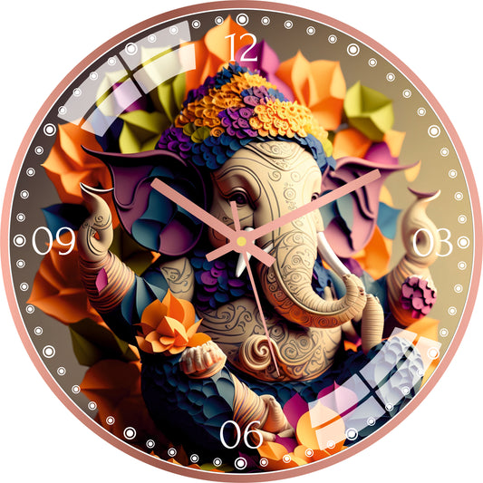 Craft Ganeshji Wall Clock