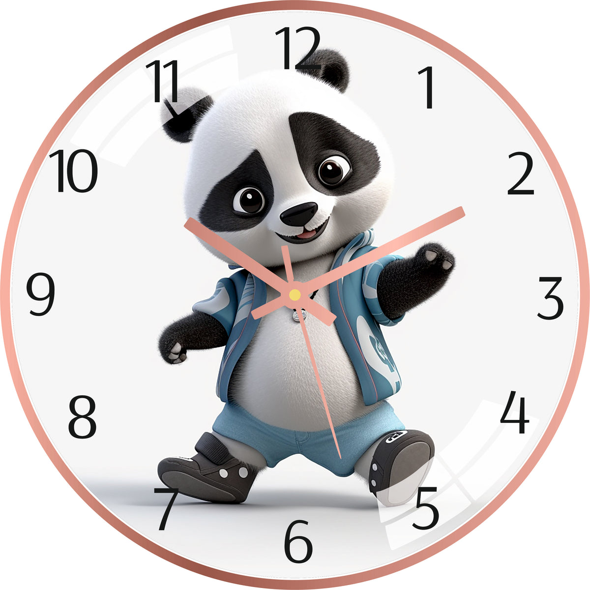 Dancing Panda Wall Clock