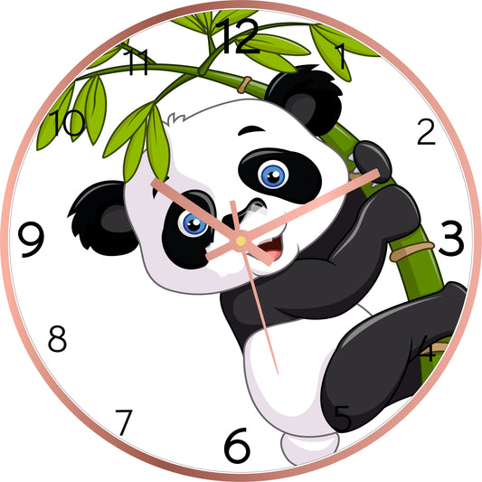Baby Panda Wall Clock