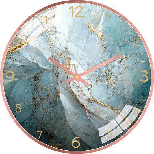 Acrylic Marble Stone Wall Clock