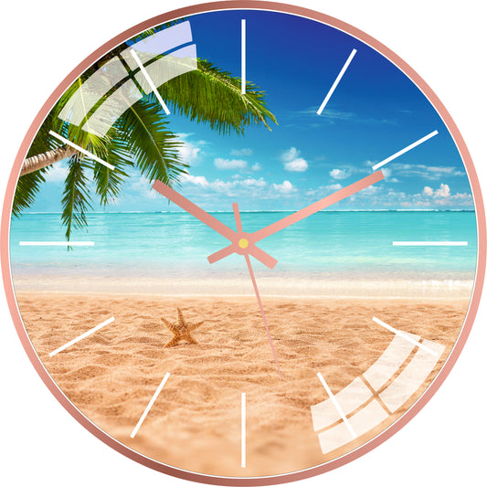Sandy Beach Wall Clock
