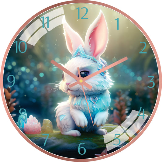 Beautiful Rabbit Wall Clock