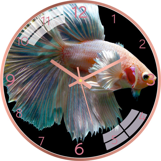 Rainbow Fish Wall Clock