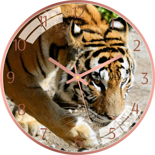 Dangerous Tiger Wall Clock