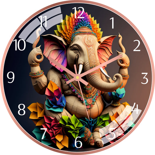 Crafting Ganeshji Wall Clock